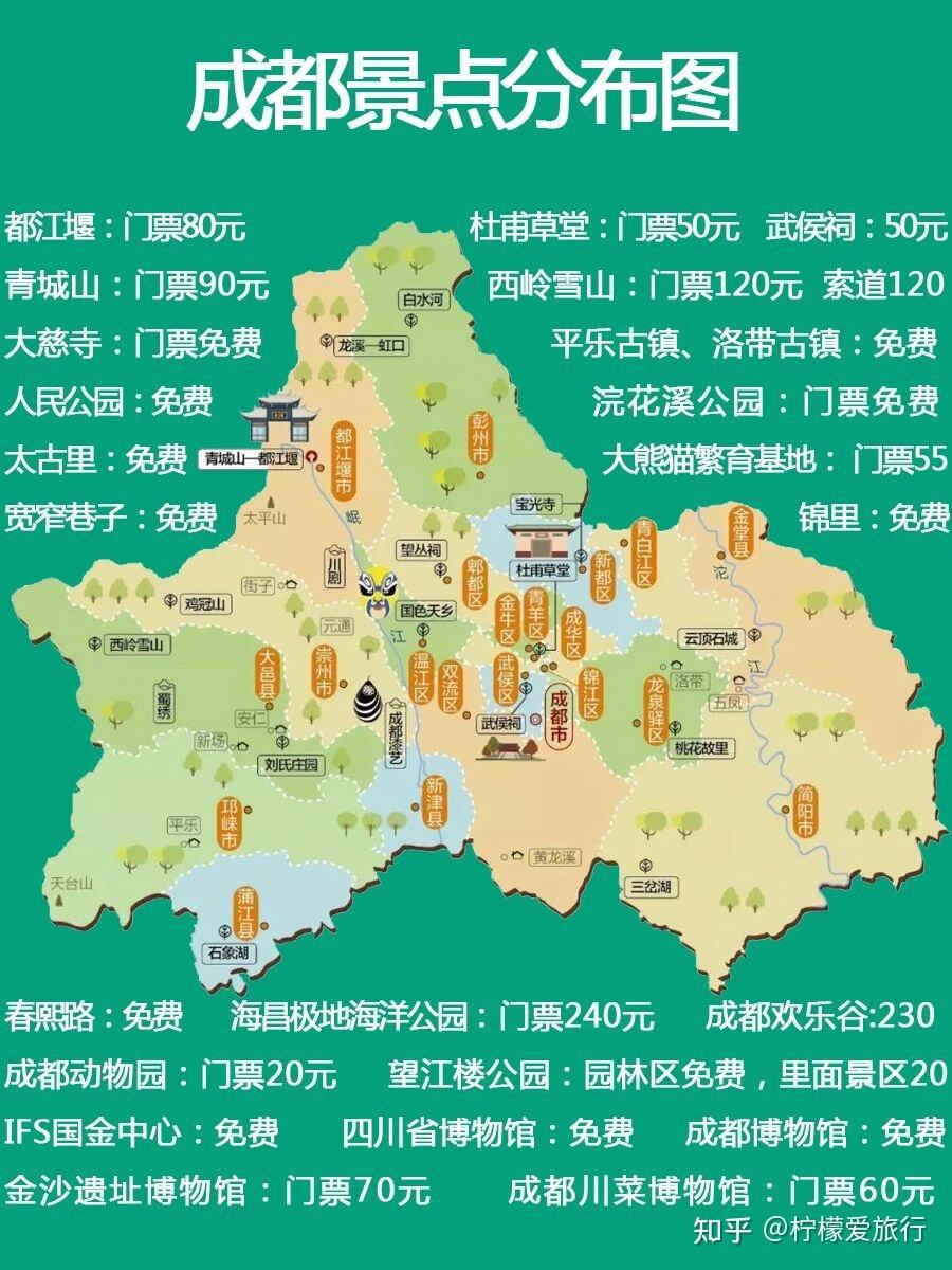 景点地图(景点地图手绘)